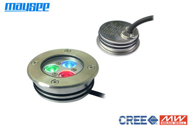 IP68 ضد آب RGB تغییر رنگ LED بارانداز چراغ 9W، LED دریایی بارانداز چراغ