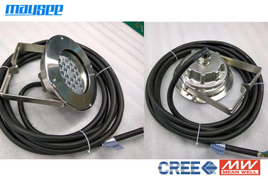RGB تغییر رنگ زیر آب 72W LED برکه چراغ با CREE XPE چیپس