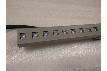 وال واشر LED خطی 10 وات آلومینیومی IP65 برای طرح کلی معماری ساختمان