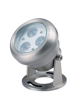چراغ استخر LED RGB زیر آب 3 وات با محفظه فلزی فولادی ضد زنگ