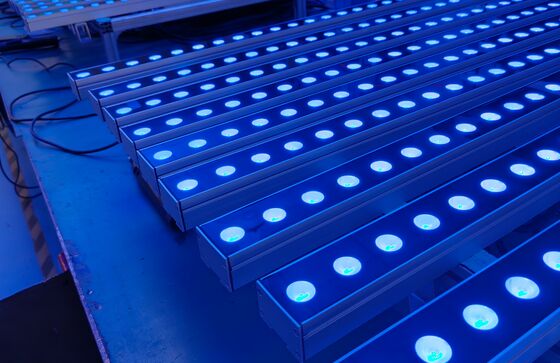 چراغ‌های وال واشر LED 18-48 وات با قابلیت روشن و خاموش یا حالت کنترل DMX512 مناسب برای دمای عملیاتی از -10 درجه سانتیگراد تا 40 درجه سانتیگراد