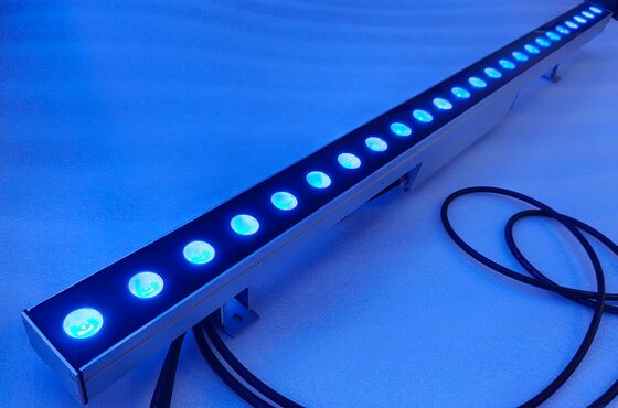 20 درجه با 60 درجه چراغ های شوینده دیواری LED مجهز به حالت کنترل DMX512 و دمای رنگ تنظیم شده از 2700K تا 6500K