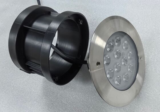 316L فولاد ضد زنگ چراغ های زیر آب LED ارائه 100lmw نور بهره وری کامل برای آکواریوم استخر و ویژگی های آب