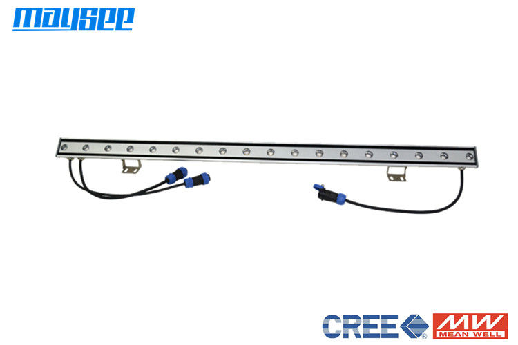 ضد آب چراغ وال واشر چراغ در فضای باز 100LM / کنترل W از 80Ra IP65 RGB DMX